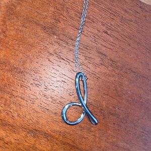 Tiffany & co Elsa Perretti initial necklace